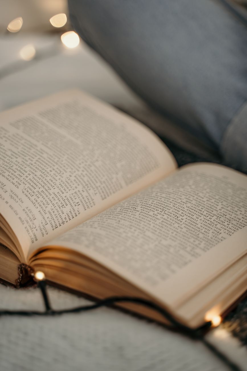 book in close up photography